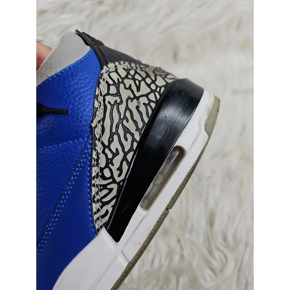 Size 9 - Jordan 3 Retro Varsity Royal 2020 Mens Shoes Blue